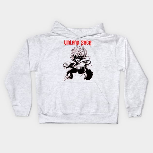 Thorfinn Vinland Saga Kids Hoodie by OtakuPapercraft